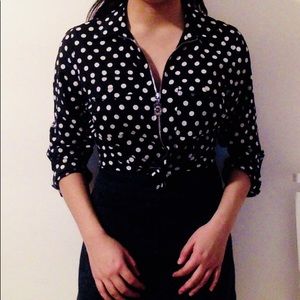 Polka Dotted Blouse